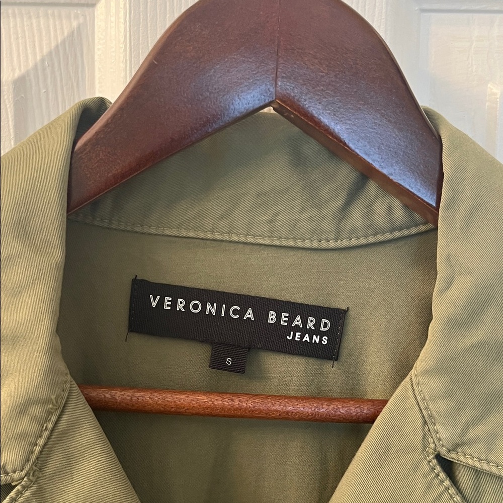 Veronica Beard Olive Utility Jumpsuit romper - Picture 2 of 5